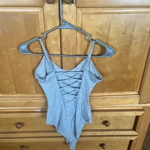 Grey bodysuit
